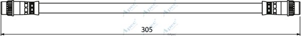 APEC BRAKING Pidurivoolik HOS3971